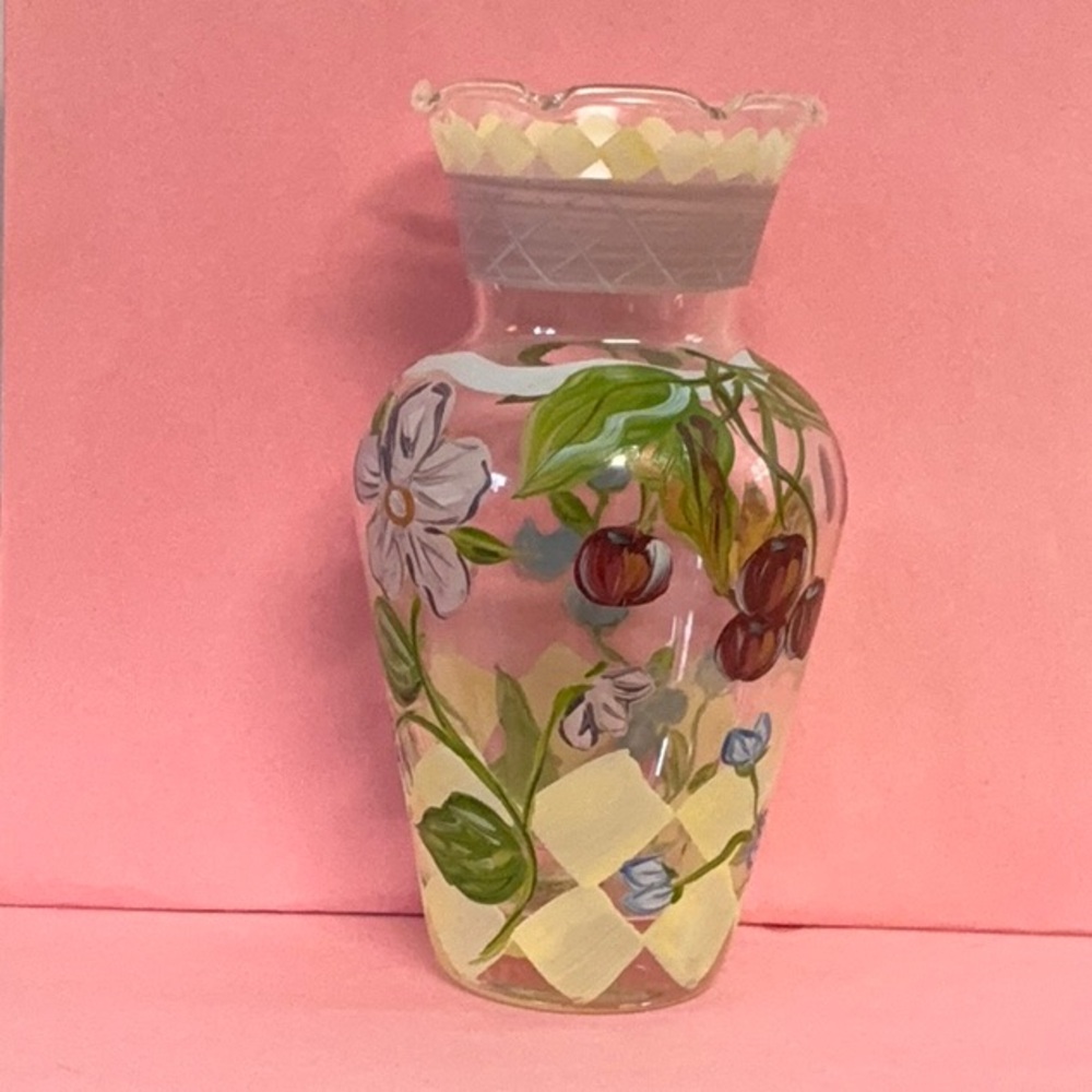 Vintage Hand painted floral Tracy Porter collectors artistic Rare Vase - Picture 6 of 15